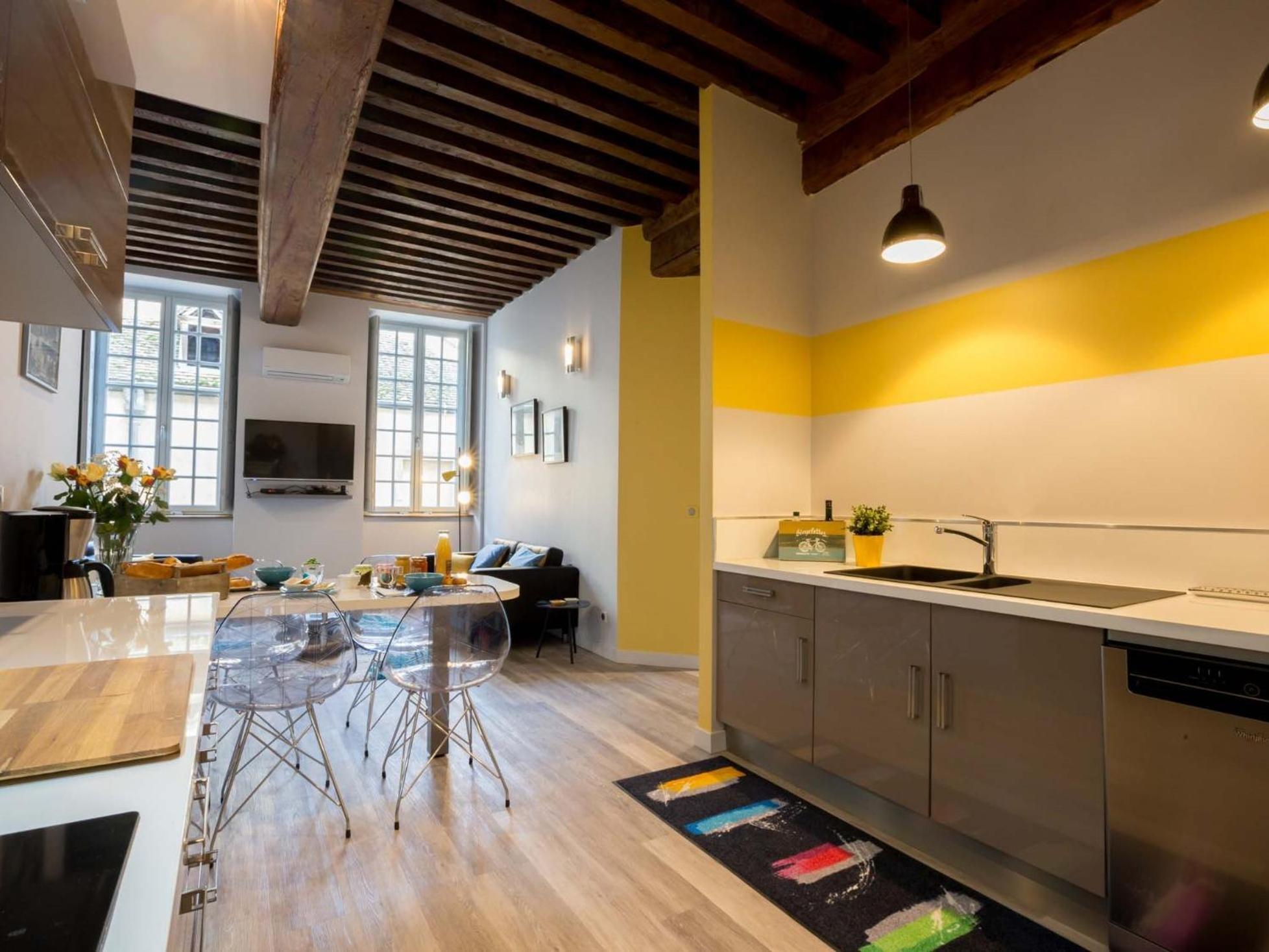 Residence Beaune Sweet Home, 4 Appartements D'Exception Avec Parking Inclus Camera foto